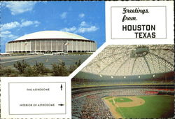 Greetings From Houston Postcard