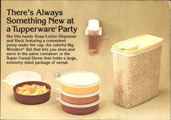 There's Always Something New At A Tupperware Party Postcard