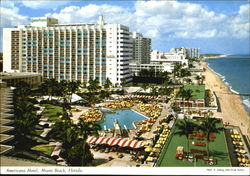 The Americana Hotel Postcard