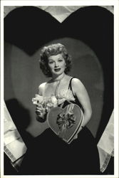 Lucille Ball Celebrities Postcard Postcard