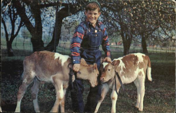 A Future Farmer Of America Blue Ridge Mts Pennsylvania