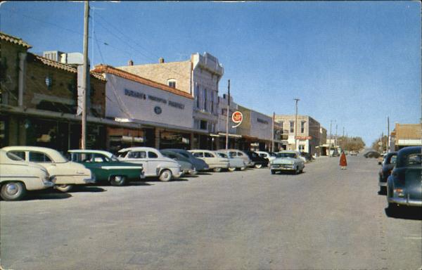 Business District Of Comanche Texas