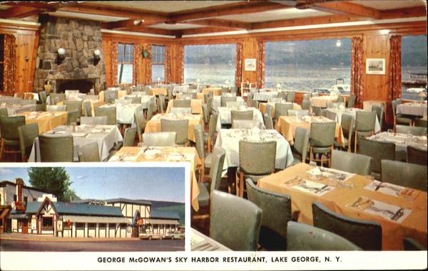 George McGowan's Sky Harbor Restaurant Lake George New York