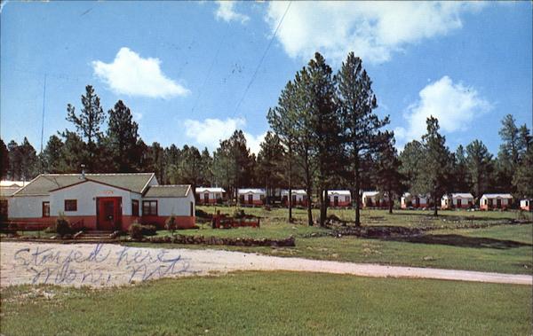 Forest Park Motel, Two blocks of Hiway 16-A Custer South Dakota