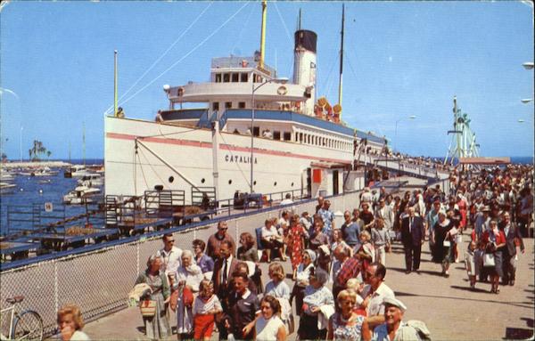The Steamer Arrives Avalon California