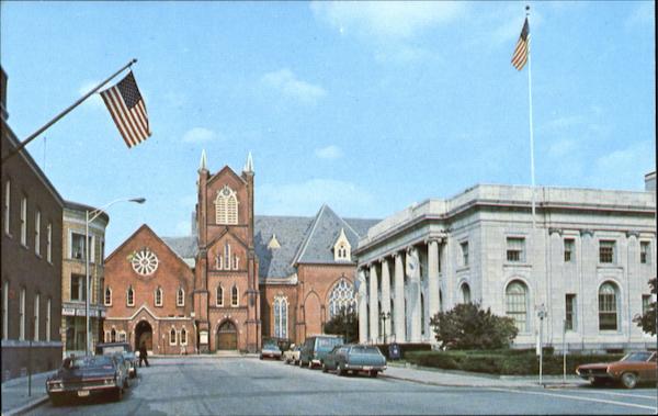 The First Methodist Church And City Hall Pittsfield Massachusetts