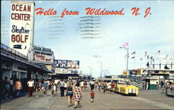 Hello From Wildwood New Jersey Postcard Postcard