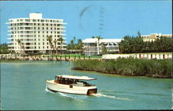 Cruising The Intracoastal Waterway At Tequesta Village Postcard