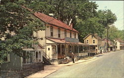 View Of General Store And Main Street Postcard