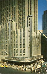 Radio City Music Hall Postcard