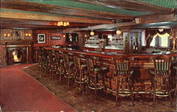 The Cocktail Corner At Rod's 1920's Road House Postcard