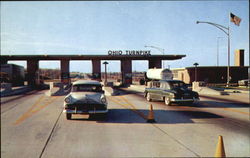 Main Entrance To Ohio Turnpike From Penn. Going West Postcard