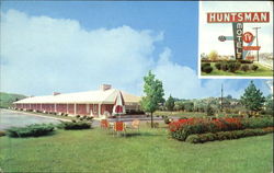 The Huntsman Motel Roanoke, VA Postcard Postcard