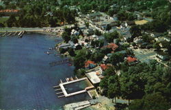 View Showing The Village Park And Dock Postcard