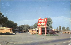 U-Smile Motel, East U. S. 50 Hiway At East 58th Street Postcard