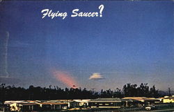 Flying Saucer Postcard