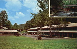 Carr's Northside Cottages And Motel, Fronting Roaring Fork Creek Postcard