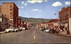 Business Section Of Raton New Mexico Postcard Postcard