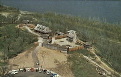 Aerial Of Fort Osage Sibley, MO Postcard Postcard