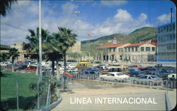 Beautiful View Of The International Border Postcard