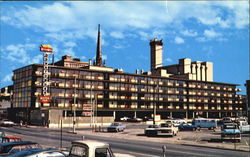 Downtowner Motor Inn, Sixth And Center Streets Postcard