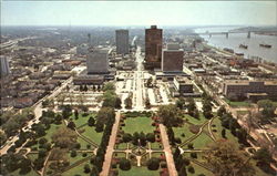 South View From The Louisiana Capitol Postcard