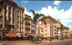 World Famous Canal Street New Orleans, LA Postcard Postcard