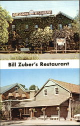 Bill Zuber's Famous Restaurant Postcard