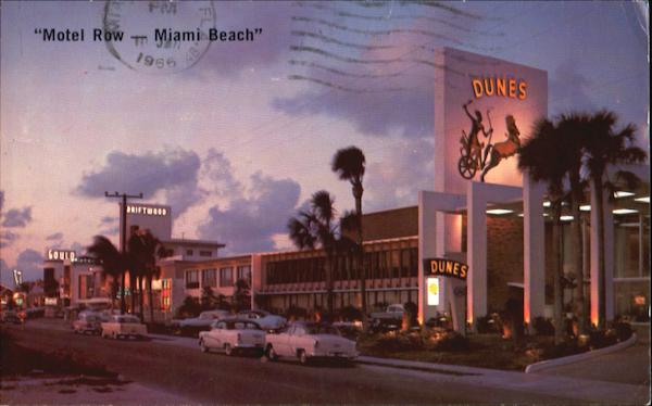 Motel Row - Miami Beach, On Collins Avenue Florida