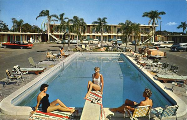 Plaza Inn Motel, 401 - 34th St. North On U.S. 19 St. Petersburg Florida