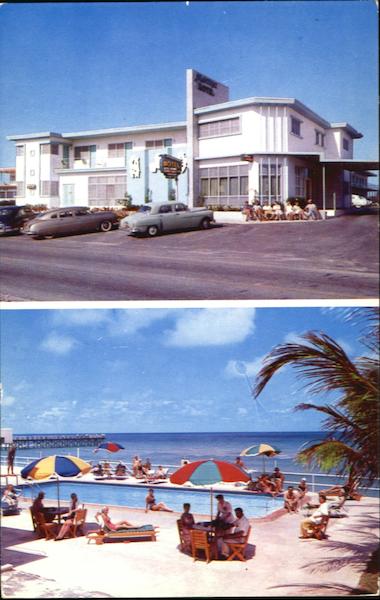 Ultra Modern Atlantique Motel, Collins Ave. at Sunny Isles Blvd. 163rd St. Rt. A1A 16501 Collins Ave