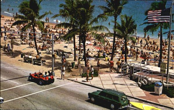 Las Olas Boulevard And The Atlantic Fort Lauderdale Florida