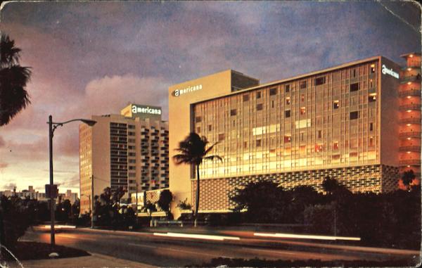 Americana Hotel, Bal Harbour Miami Beach Florida