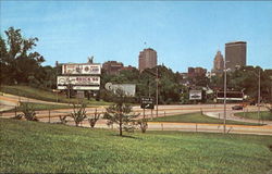 Skyline Winston-Salem, Piedmont Postcard