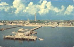 Town Pier, Provincetown Postcard