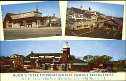 Hugo's Three Internationally Famous Restaurants, Off Route 3A Postcard