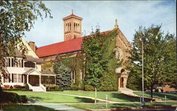Saint Brigid's Catholic Church And Rectory Amherst, MA Postcard Postcard