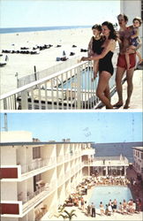 The Rodney Motel And Apartments, 9365 Collins Ave Miami Beach, FL Postcard Postcard