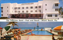 The Jefferson Hotel, 15th Street Miami Beach, FL Postcard 