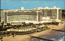 The Fontainebleau, 44th to 47th Streets Miami Beach, FL Postcard Postcard