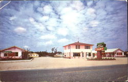 Thrift Village Court & Cottages, Post Office Box 1119 Postcard