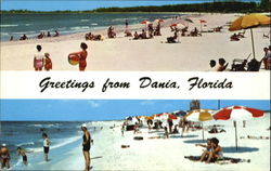 Greetings From Dania Postcard