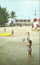 Sandman Motel On The Gulf Of Mexico, 1080 Estero Blvd. Fort Myers Beach, FL Postcard Postcard