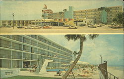 Voyager Beach Motel, 2424 North Atlantic Ave Postcard