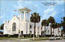 First United Methodist Church DeLand, FL Postcard Postcard