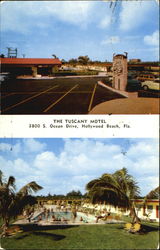 The Tuscany Motel, 3800 S. Ocean Drive Postcard