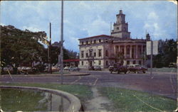 Beautiful And Unique Coral Gables City Hall Florida Postcard Postcard