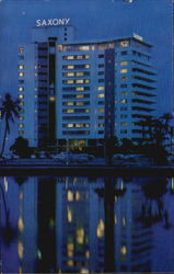 The Saxony, On the Ocean, 32nd to 33rd Streets Postcard