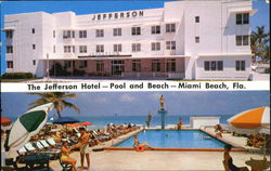 The Jefferson Hotel, On the Ocean Corner 15th Street Miami Beach, FL Postcard Postcard