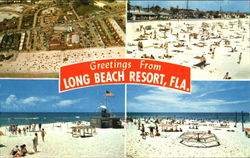 Long Beach Resort Postcard